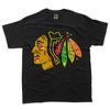 Chicago Blackhawks Icon Black Offiziell lizenziertes T-Shirt