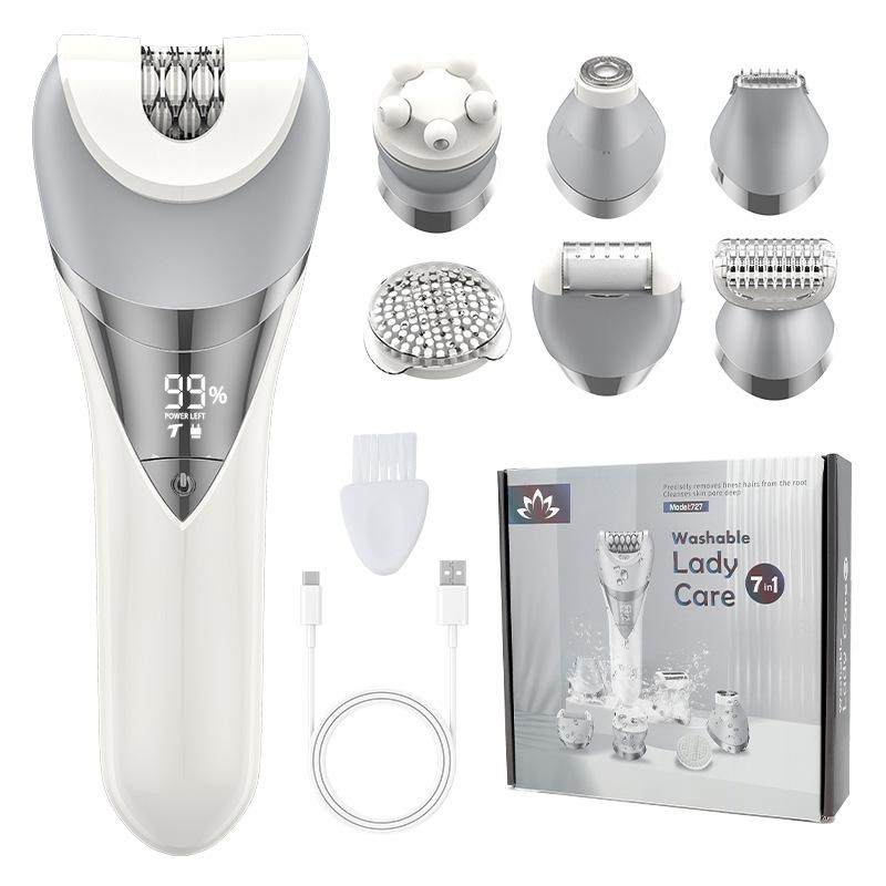 New Hair Clipper Ladies Shaving 7 in 1 Multifunctional Hair Removal Instrument Body Hair Removal Eyebrow Knife Private Shaving Knife
