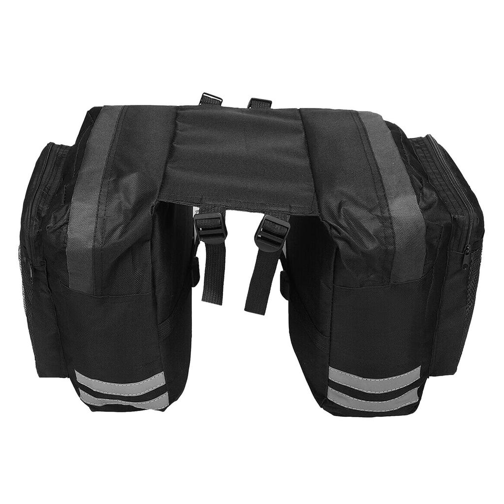 Bicycle Rear Rack Pannier Waterproof Oxford Cloth Saddle Bag Cycling Accessories for Mountain Bike Commute