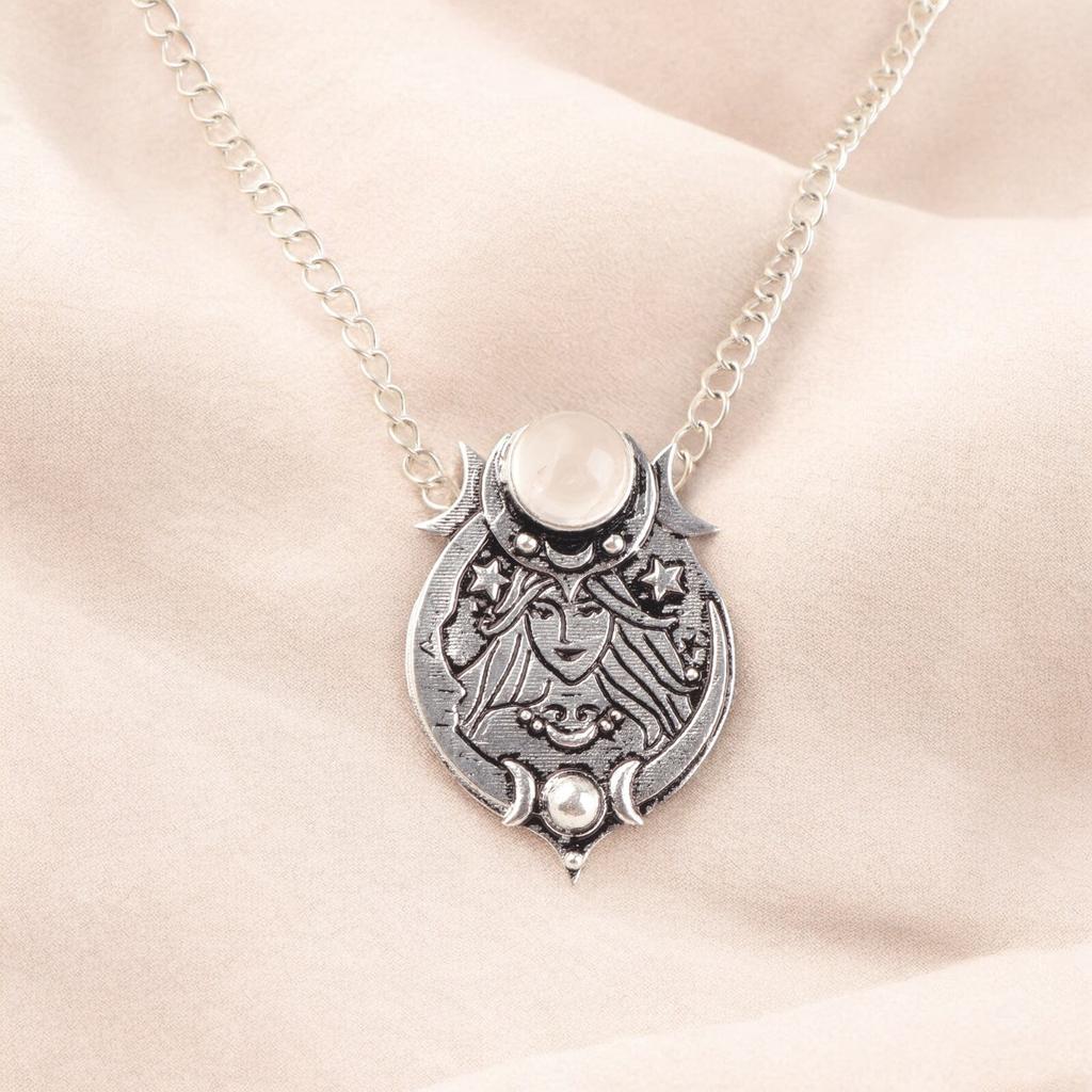 Pink Rose Quart Stone 925 Stamped Silver Handmade Unique Jewelry Pendant 1.63" CP-22-27