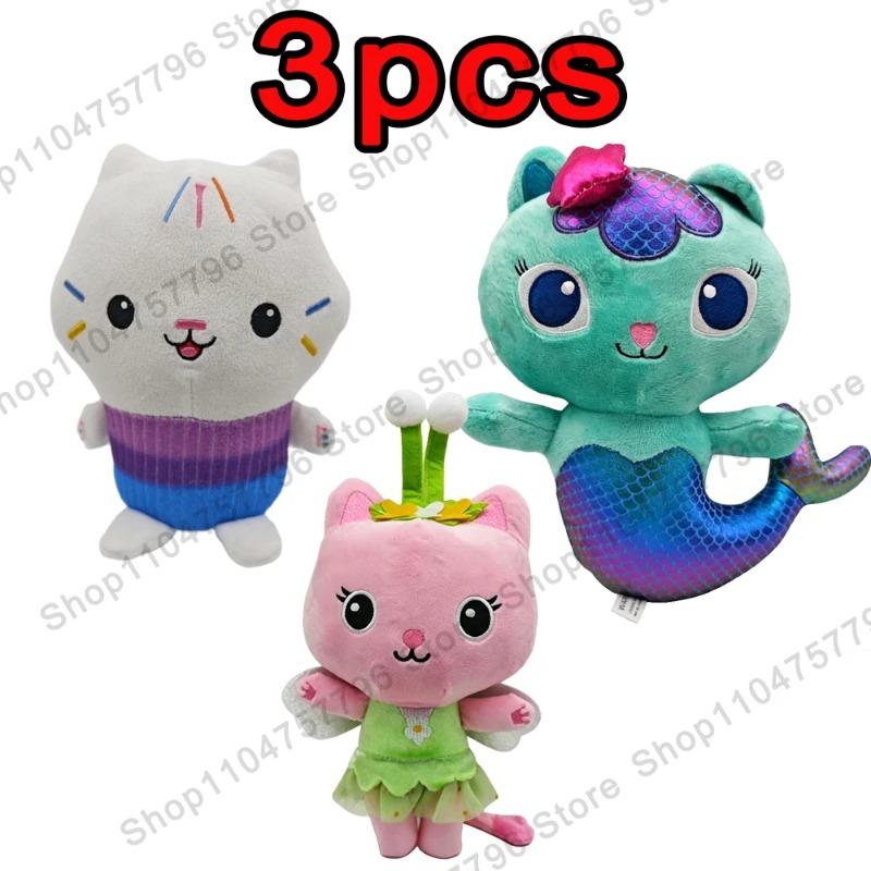 2026 New Gabbys Doll House Plush Toy Mercat Cartoon Stuffed Animals Smiling Cat Car Cat Hug Gaby Girl Birthday Gift