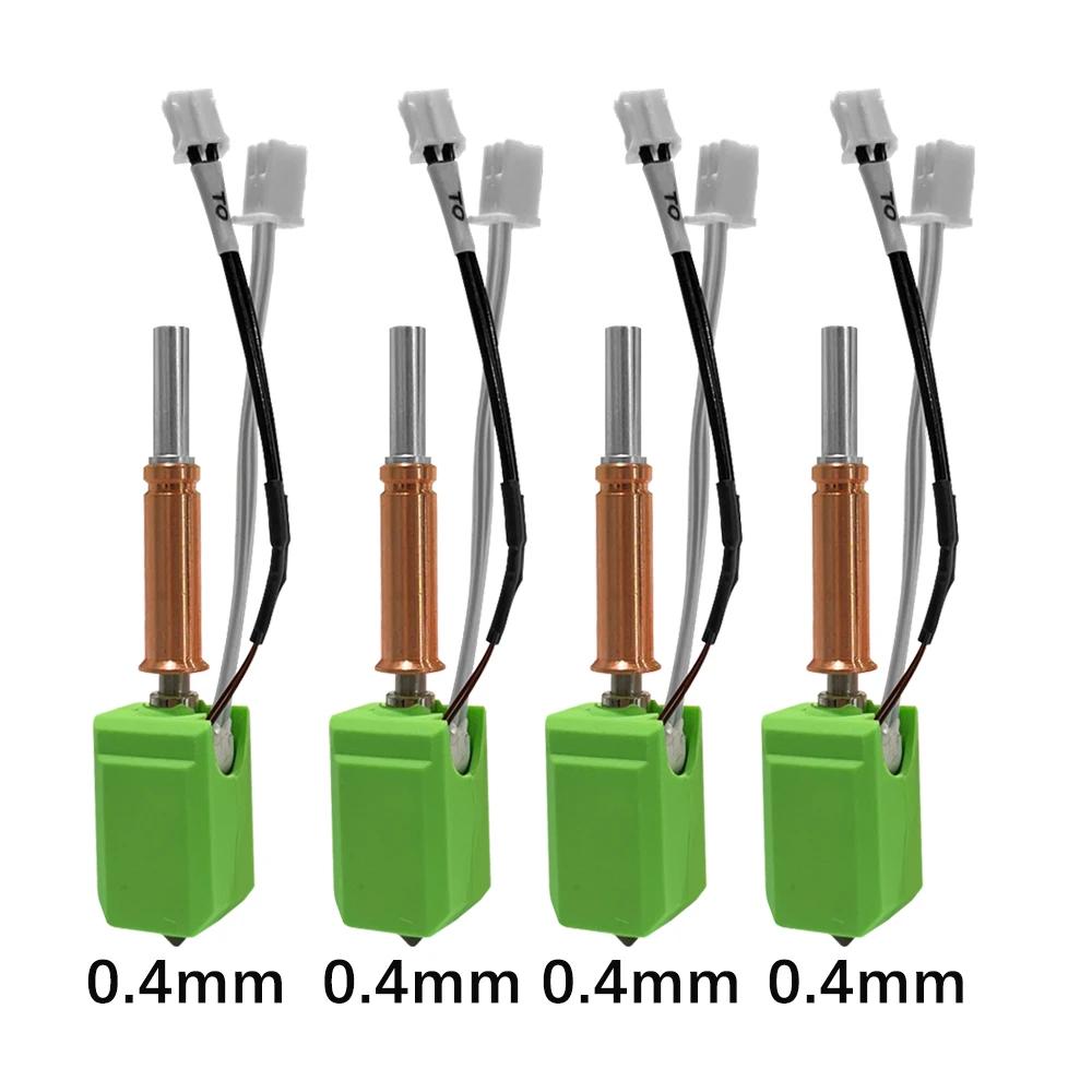 Upgraded Hotend Kit For Anycubic Kobra 3 Bi Metal Heatbreak 24V 60W Ceramic Hot End Thermistor Nozzle For Anycubic Kobra 3 Combo