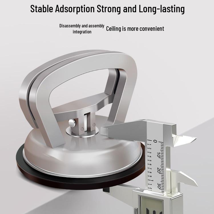 Aluminum Buckle Suction Cup Lifter for Ceiling, Tile, and Glass Installation