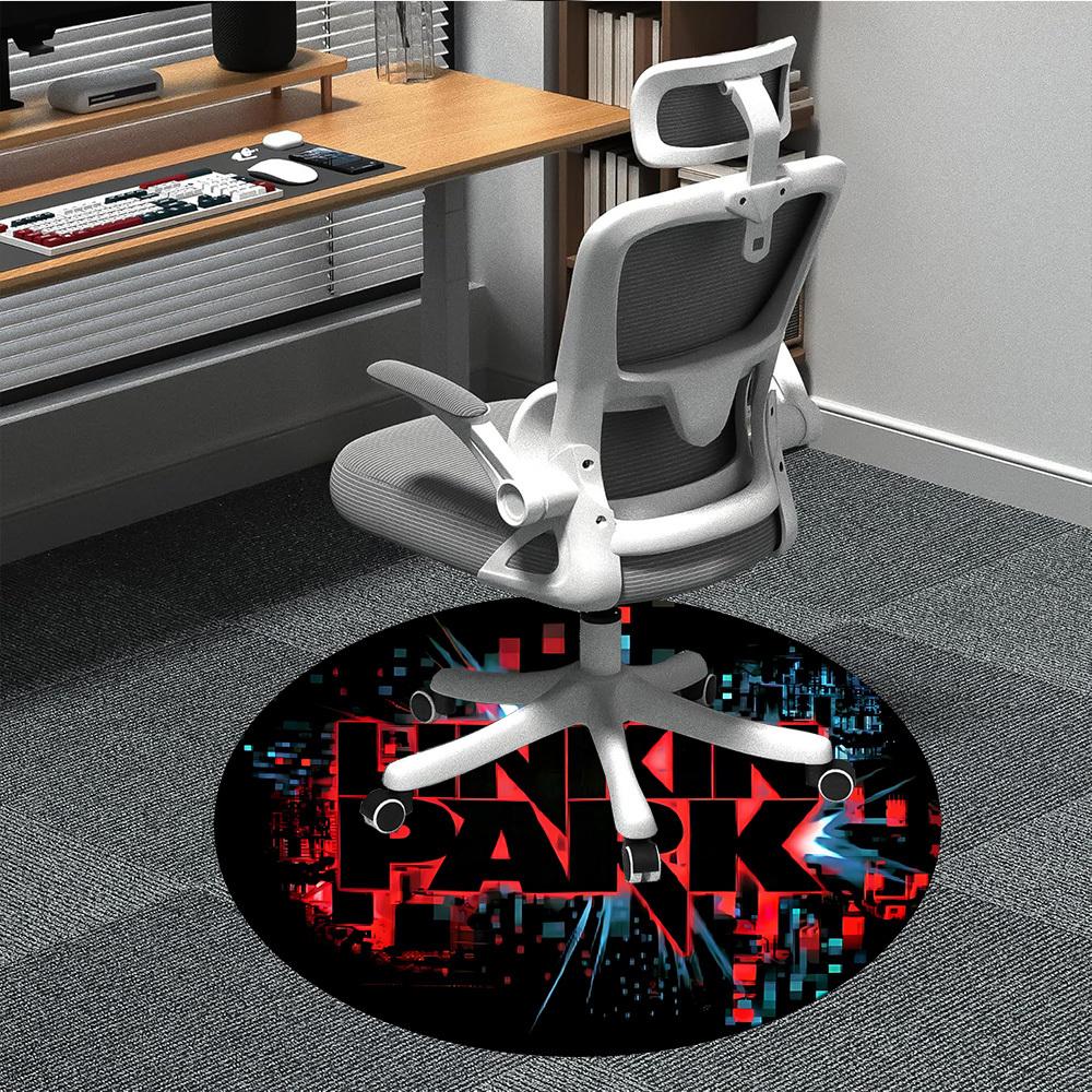 

1pc Linkin Park Band MerchandiseChair Carpet for Office, Non-slip, Soft and Durable Office Rug for Interior Decoration, Perfect for Office yy250925102 80cm by 80cm