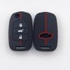 Chevrolet Export Model 3-Button Folding Remote Key Silicone Case with Honeycomb Pattern