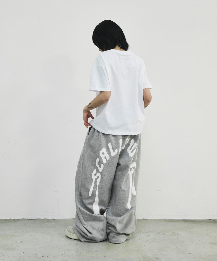 SCALLYWAG Summer Melting Lettering Sweatpants [Grey]