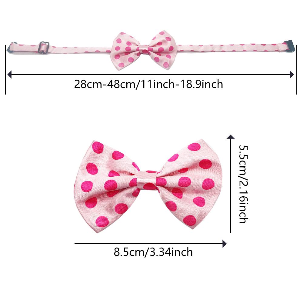 25/50/100pcs Wholesale Dog Bow Ties Pet Grooming Supplies Adjustable Puppy Dog Cat Bow Tie Pets Accessories For Dogs Mix Colors