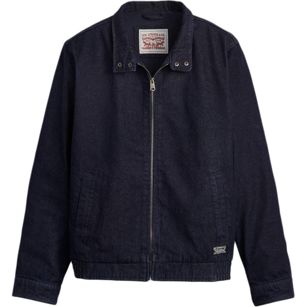 Levis Simple Comfortable Versatile Casual Stand Collar Long Sleeve Jacket Men Jacket Dark-Blue 59492-0253