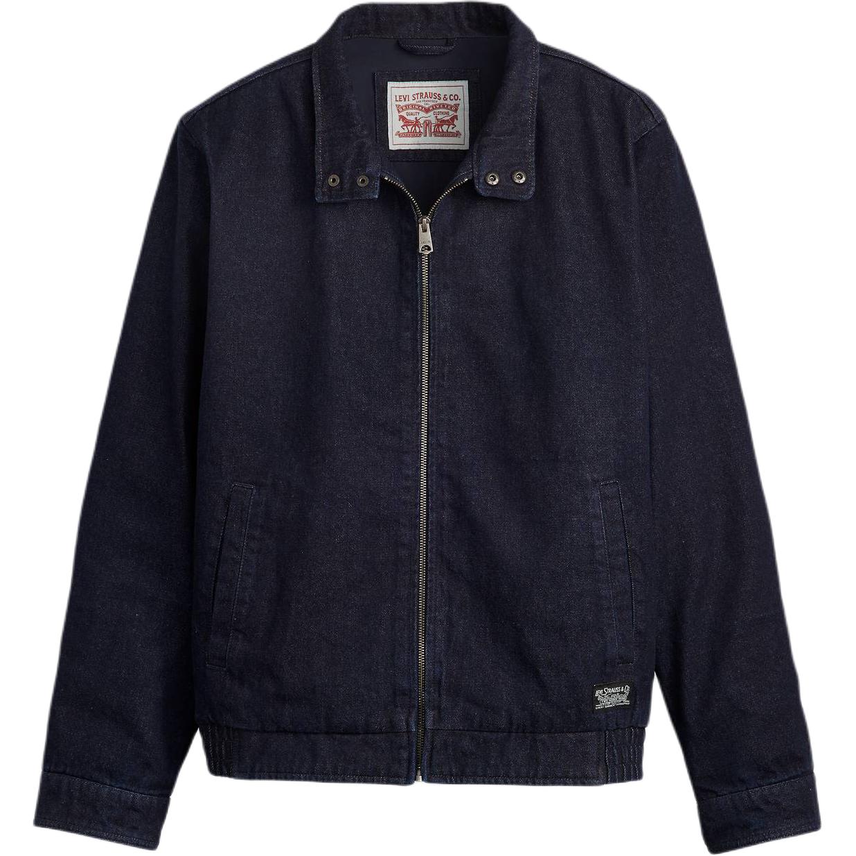 

Куртка мужская Levis Простая Удобная Универсальная Повседневная Стойка Воротник Длинный Рукав Куртка Мужская Темно-синяя 59492-0253 XL