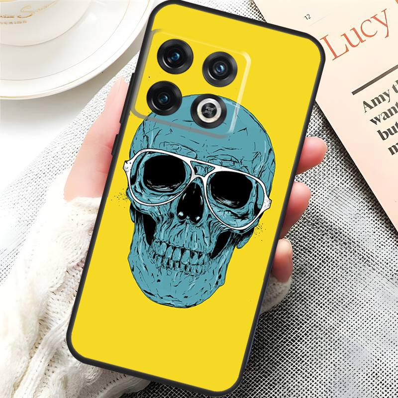 Gothic Skull Cover For OnePlus 13R 15 13 13T 12 12R 10T 11 10 Pro OnePlus Nord 5 CE 3 4 Lite N20 N30 Case