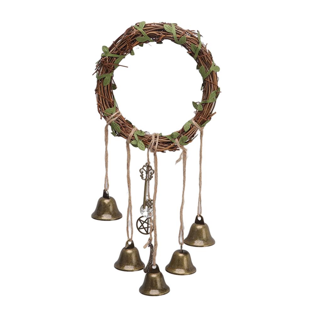 Hanging Witch     Decorative Witch Wind   with Meaningful Patterns for Door Handle