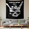 Wandteppich Linkin Park Rock Hand Schädel Songtitel Nu Metal Wandbehang für Rockmusik-Liebhaber Raumdekoration