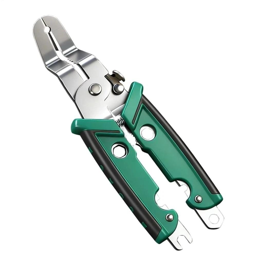 Non-Slip Design Auto Trim Removal Tool Ergonomic Handle Car Door Panel Clip Tool  Door Clip Removal зелёный