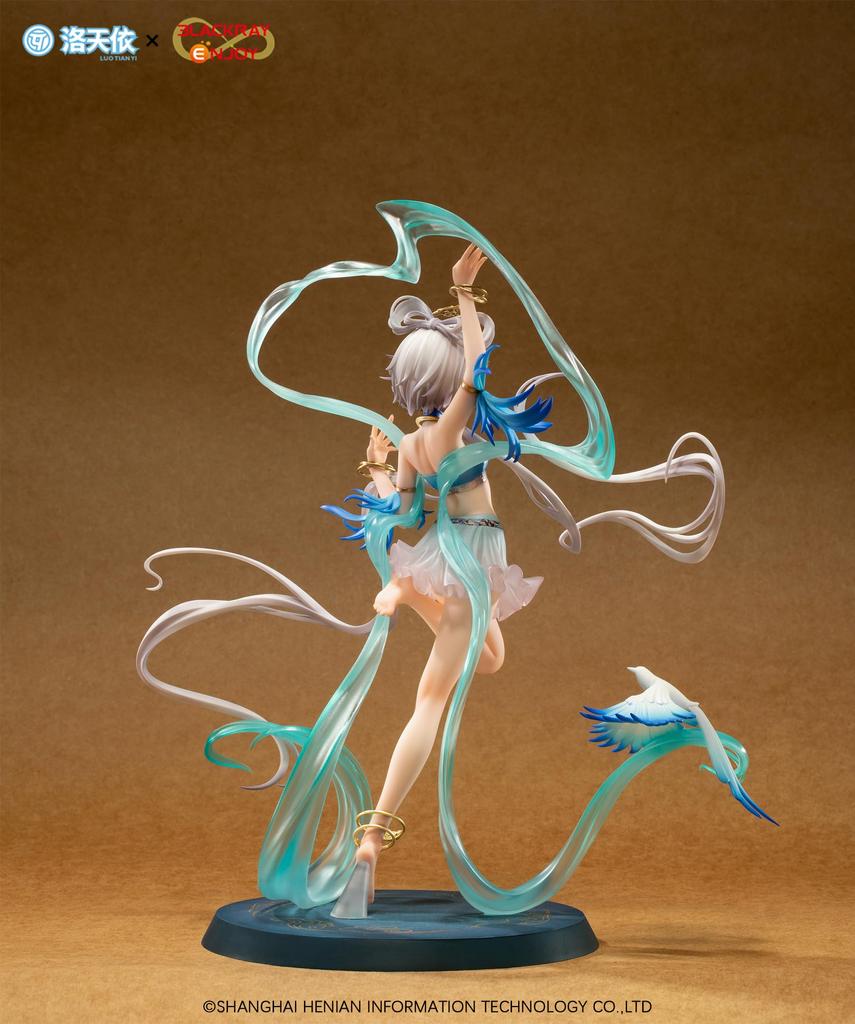 BLACKRAY ENJOY Raku Tenyi Aotori Denshin Scale Painted Finished Figure Ver. 1/18 PVC&ABS