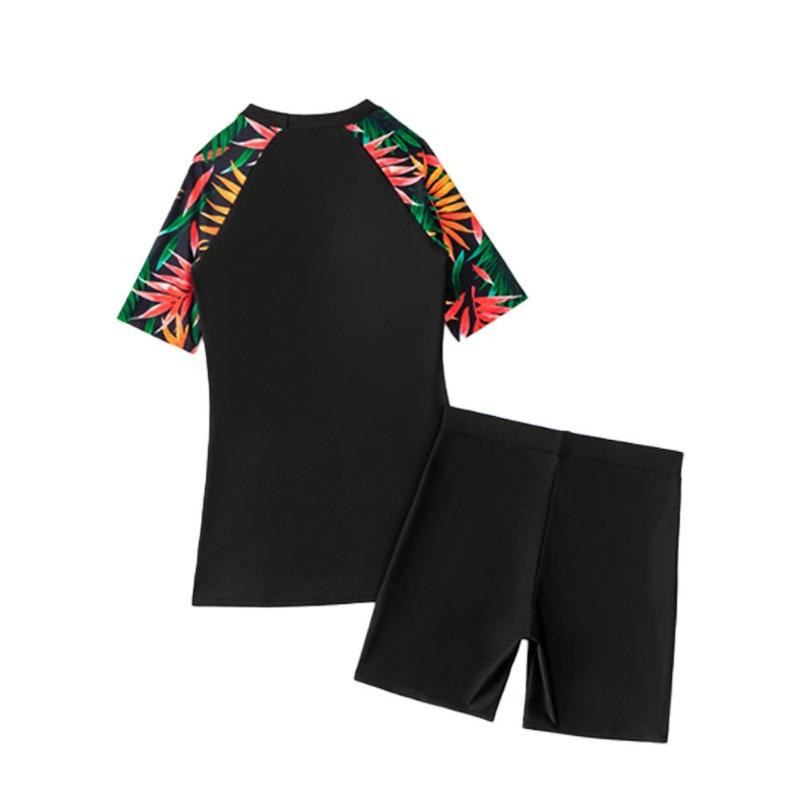 Women S Split Swimsuit Tight Quick Dry High Waist Waterproof Swimwear