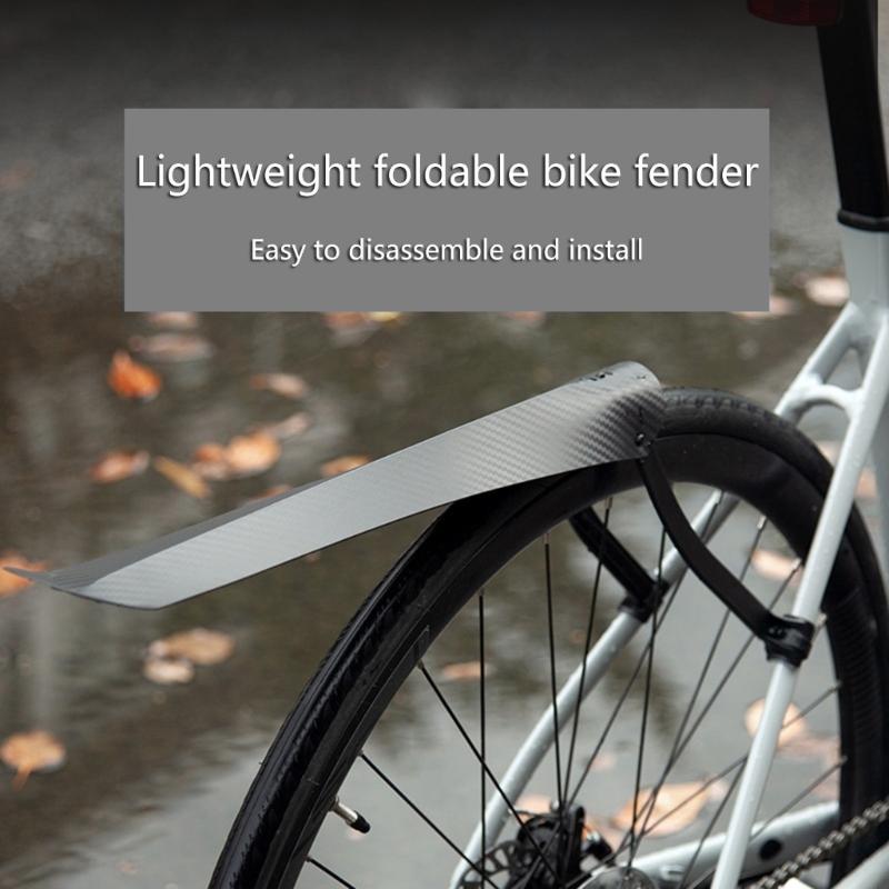 Bike Mudguard Bicycles Foldable Mudguards Portable Adjustable Bike Mud Flap Rear Mud Guard for BMX Mountain Road Bikes