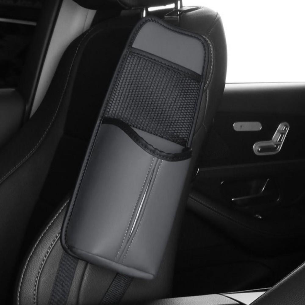 Multifunctional Car Seat Side Storage Bag Wear-Resistant Tissue Holder  Automotive Interior