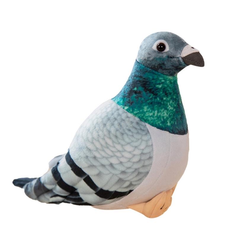 Multipurpose Pigeons Shape Stuff Toy Comforting Sturdy Plush Portable Accessory for Kids and Adults Relaxation