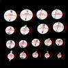 10Pcs 8-30mm Inner Size Stainless Steel Brooch Style Cabochon Blank Base Cameo Setting Charms Pendant Tray DIY Jewelry Making