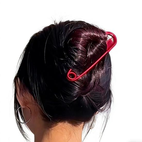 Damen Haarspange Polierte Oberfläche Großes Stift Design Haarspange Atemberaubendes Frisuren Accessoire Tägliches Tragen Party Treffen Ausflug Haar