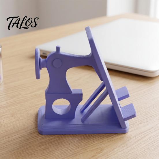 Adjustable Smartphone Holder Sewing Machine Phone Holder, Desktop Stand for Smartphones, Lightweight Portable Cell Plastic Desk Mount Desks