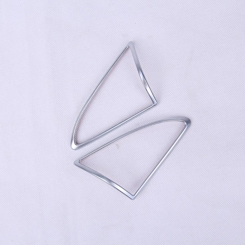 For Land rover Discovery 4 LR4 2009-2016 Car-Styling ABS Chrome Audio Speaker Frame Trim Auto Accessories 2pcs