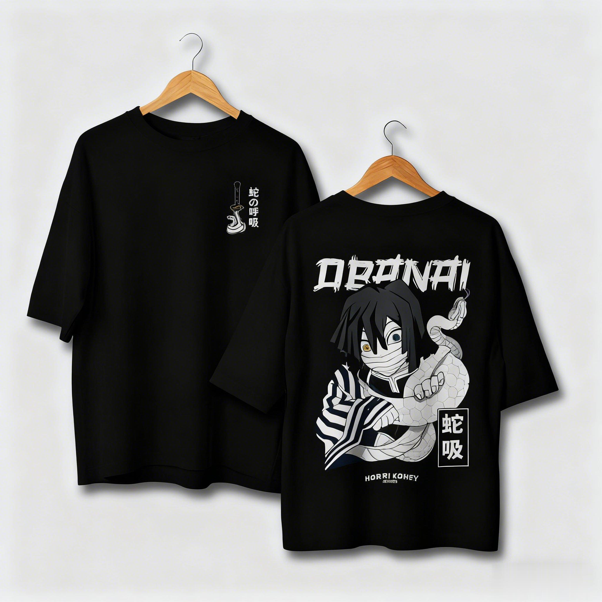 

Demon Slayer Snake Hashira Iguro Obanai T Shirt Men Women Cotton Anime Graphic Tee Summer Casual Streetwear Cosplay Fashion Tops 4XL