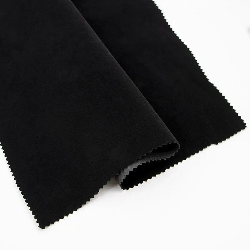 5M Black Color Self Adhesive Flocking Velvet Fabric for DIYJewelry Drawers Flock Decal Velvet Fabric 12cm Width