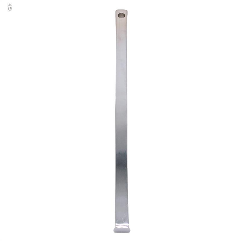 12 Inch Polished Steel Steering Shaft 3/4 Inch DD Double D Street Rod U-Joint Link 12 Inch Steering Rod Shaft