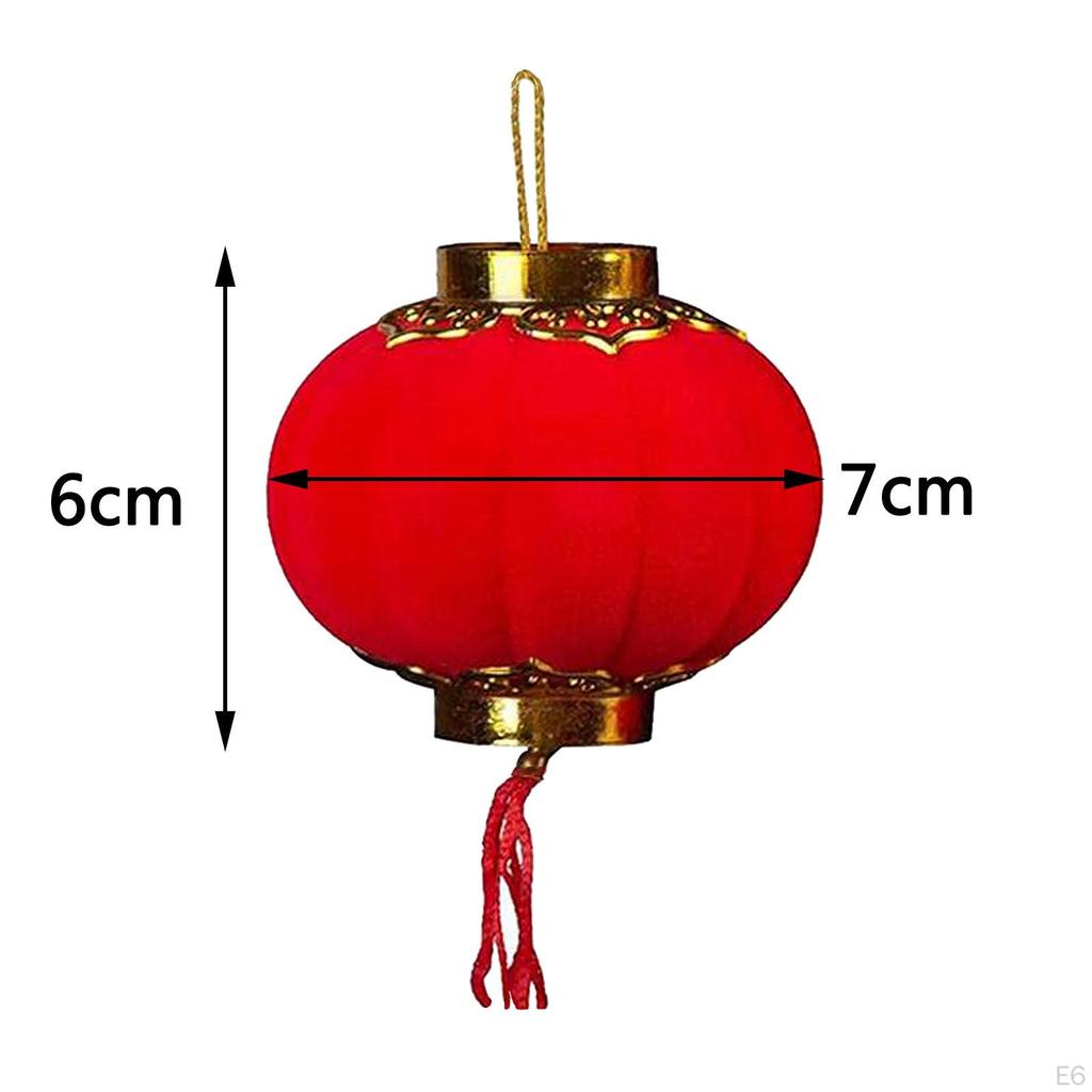 16/30Pcs Lanterns Decoration Year Party Mini Lantern Home for Chinese Spring Festival