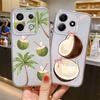Simple Coconut Case for Xiaomi Redmi Note 14 Pro Plus 13C 12S 12 11S 10S A4 Note 13 9 10 11 14C Soft Phone Cover