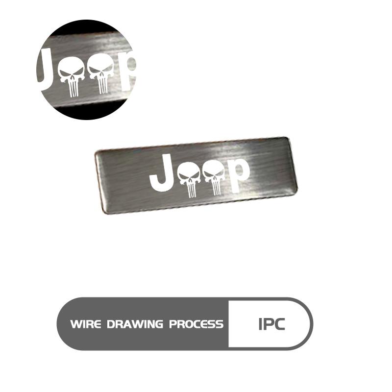 Car Trunk Body Sticker Aluminum Alloy Emblem Auto Stickers For Jeep Compass Renegade Cherokee Wrangler JK Patriot Liberty ALZ1