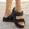 Mode Damen Römersandalen Mode Outdoor Plateau-Slipper Dicke Sohle Höhenerhöhende Schuhe Damen Sommer Lässige Bequeme Sandalen