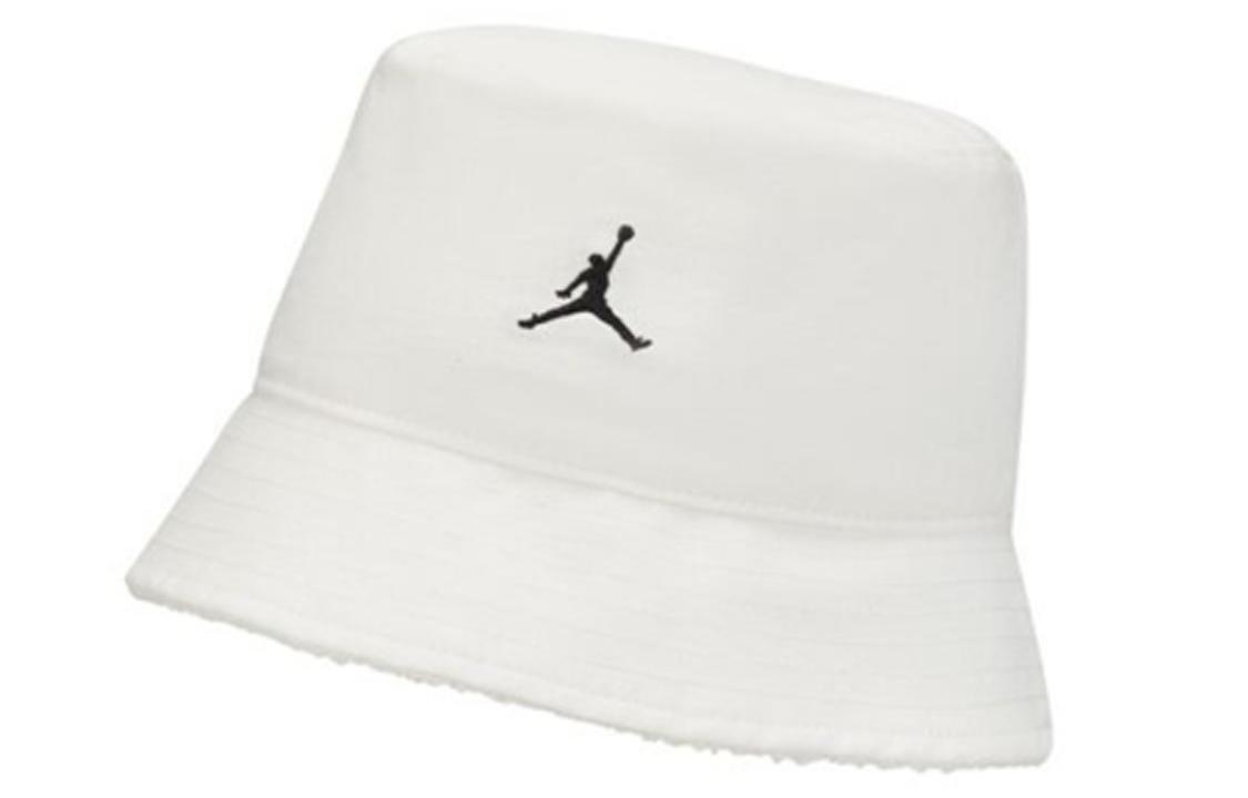 Nike Cotton, Nylon, Elastane Bucket Hats Unisex White FN4674133 M