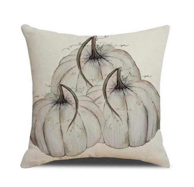 Ecarla Jesień Poszewka Na Poduszkę 45X45Cm Boho Dynie Pod110