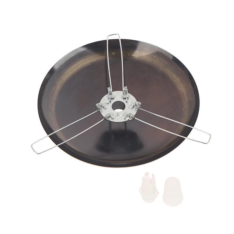 1 Set Flying Saucer Arc Cover Tray Pendant Lamp Ceiling Lamp Accessories Three Forks Fixing Spring + Tension Head