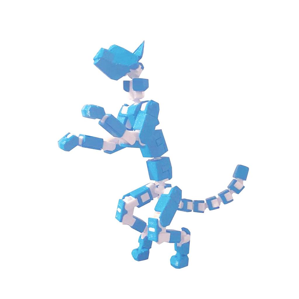 3D tisk na stroj pro domácí mazlíčky Držák pro panenky pro psy, dekompresní hračka s více klouby, super pohyblivý model