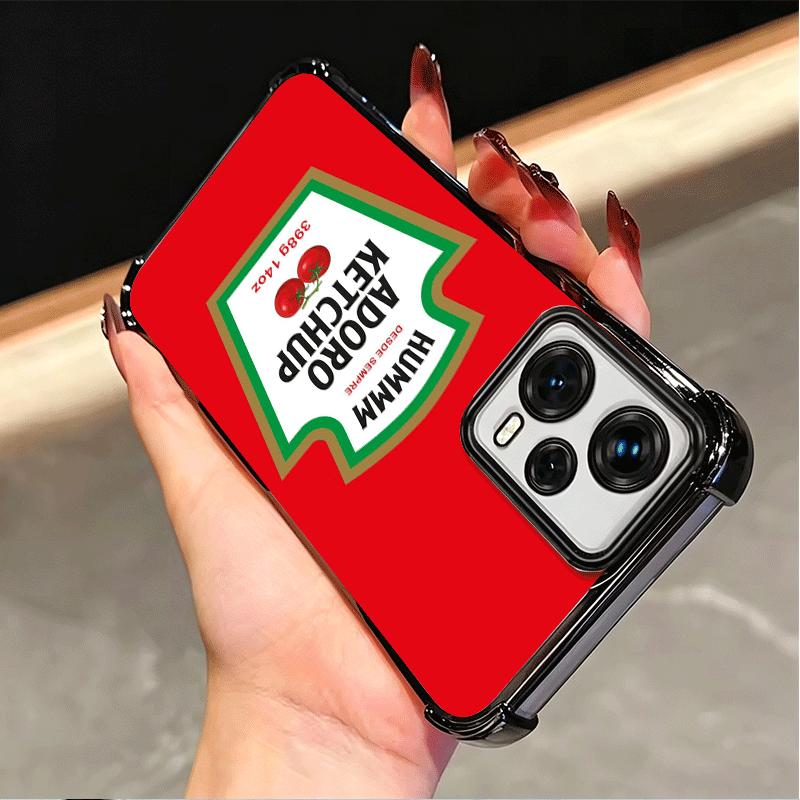 Lamm Heinz Tomaten Ketchup Weiche Handyhülle Für Xiaomi Poco X7 X8 Pro Max X6 X5 X3 F8 Ultra F7 M8 M7 M5S Redmi 15C 15A 15 14C 13C