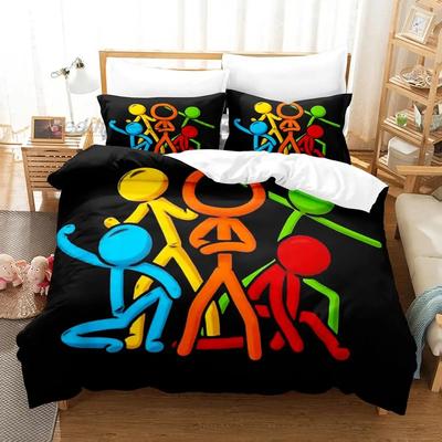 Alan Becker Bedding Set Single Twin Full Queen King Size Bed Set Aldult Boys Bedroom Duvetcover Sets 3D Print Game Be