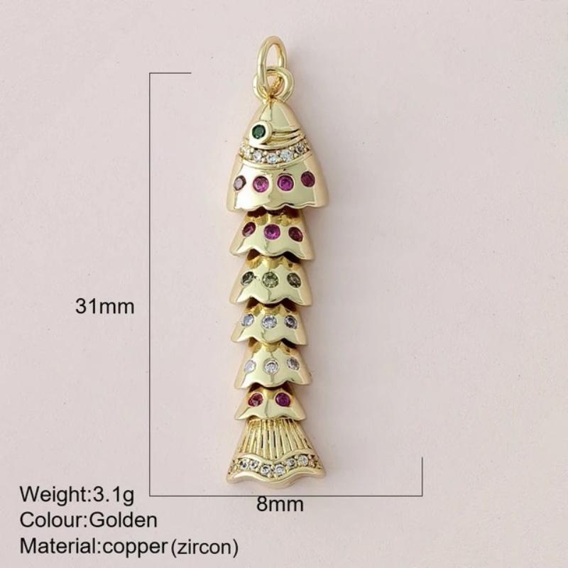 Eco-friendly Colored Enamel Fish DIY Charms Jewelry Making Accessories for Earrings Bracelet Necklace Craft