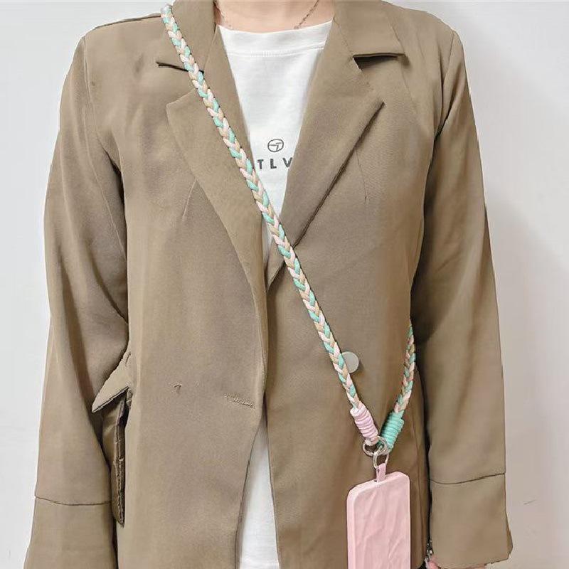 Candy Color Crossbody Phone Lanyard - Universal Neck Strap for Anti-Drop Protection