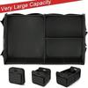 Heavy-Duty Car Trunk Storage Box, Foldable Design With Multiple Compartments - Reinforced Handle Storage Box
