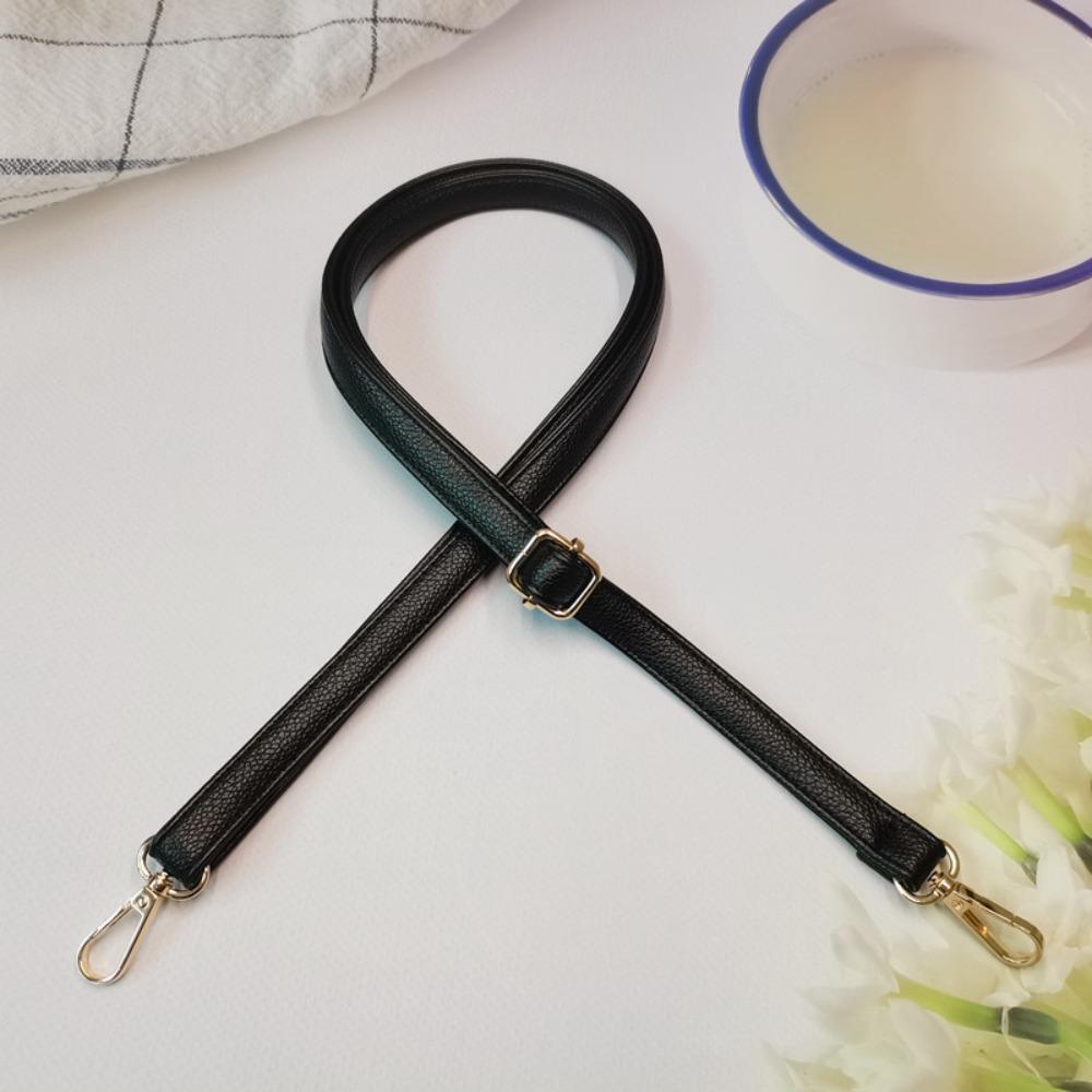 PU Leather Crossbody Bag Strap Lychee Pattern Replacement Shoulder Bag Strap Adjustable Detachable Handbag Belt Bag Accessories