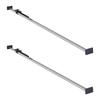 Cargo Bar, Ratcheting Cargo Bar Adjustable from 2261mm To 2642mm, Heavy-duty Steel Cargos Stabilizer with Non-Slip Foot Pad, Truck Bed Load Lock Bars