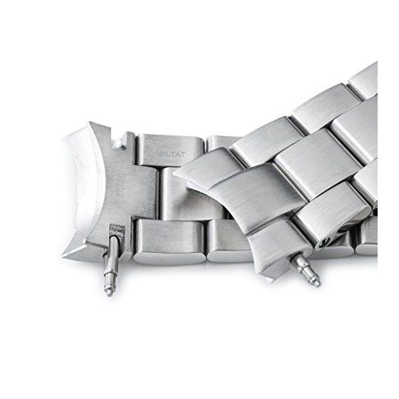 Used 20mm Metal Watch Band Stainless Oyster Bracelet Submariner Clasp for Seiko Alpinist SBDC087 etc.