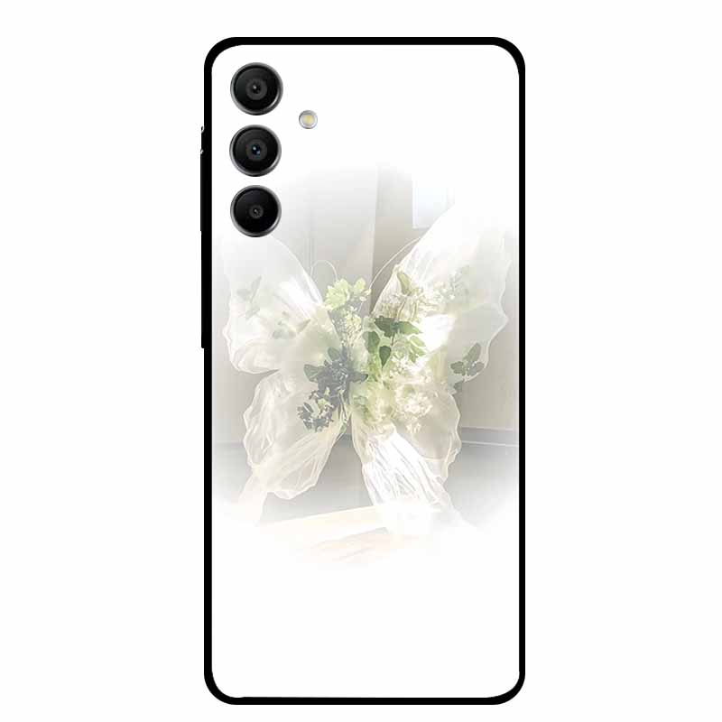 For Samsung Galaxy A16 Case Hard Tempered Glass Cover Colourful Back Shield Bumper for Samsung A 16 5G SM-A166B Protector Funda