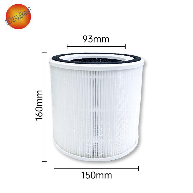 Factory Price Enhanced Removal 3-Stage Filtration System Household Use Air Purifier Replacement Filter Corrugated Box белый
