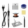 60W Adjustable Temperature Digital Soldering Iron Set - Household 80W Welding Repair Tools