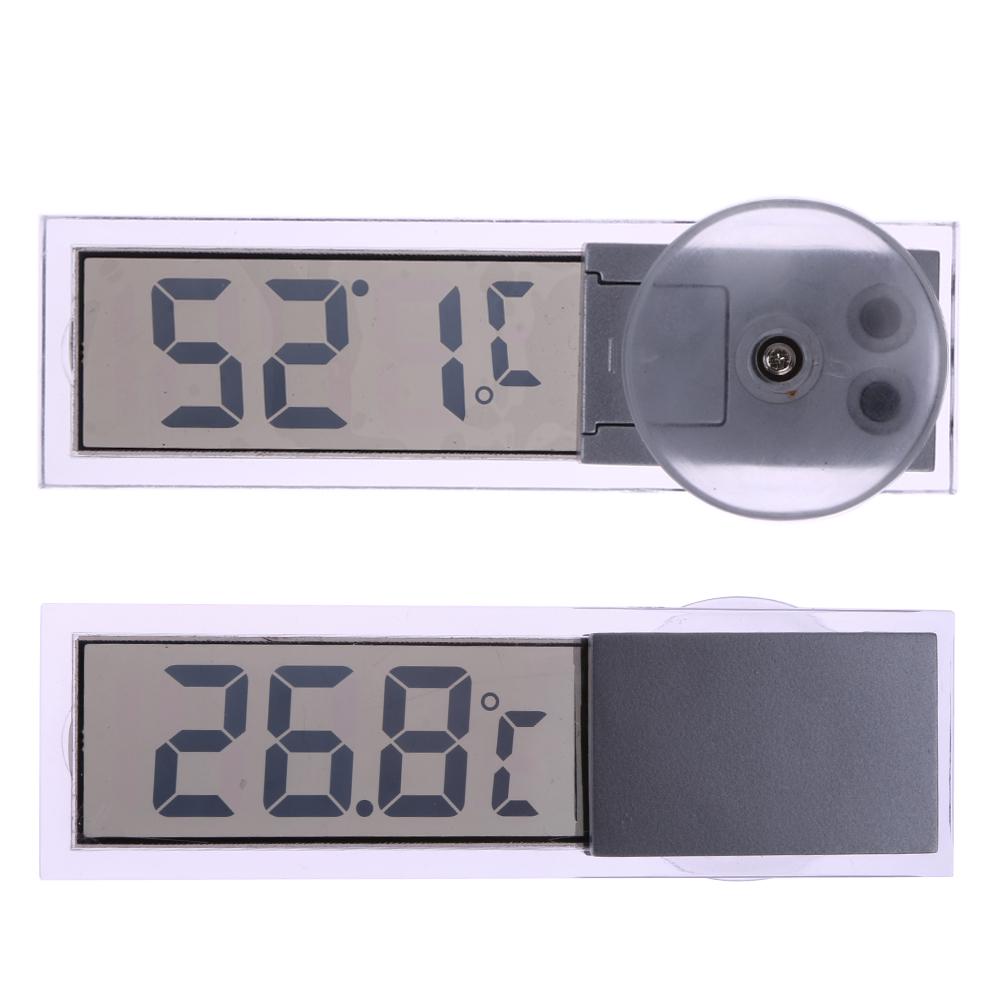 Car Thermometer Celsius Fahrenheit Osculum Type Suction Cup Thermometer Vehicle-mounted Convenient for House Factories Auto