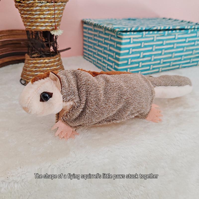 Adorable Sugar Glider Plush Toy - Cute Flying Squirrel Doll Gift